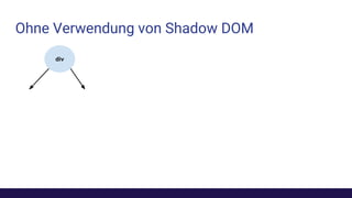 Ohne Verwendung von Shadow DOM
div
 
