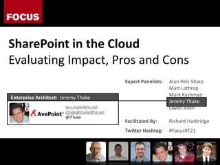 Focus Panel - SharePoint in the Cloud