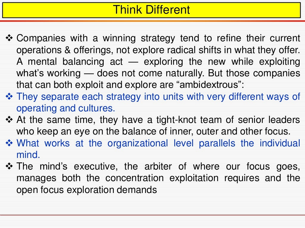 Focus The Hidden Driver Of Excellence Summary