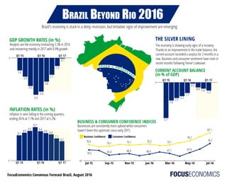 Brazil: Beyond Rio 2016 - FocusEconomics
