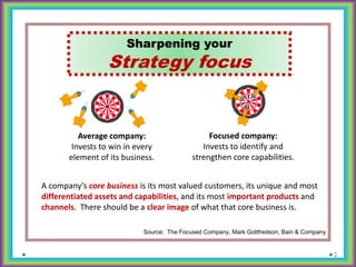 FOCUS:  Describe your company in one sentence