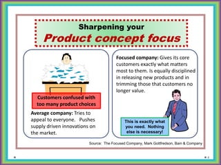 FOCUS:  Describe your company in one sentence