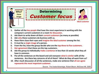 FOCUS:  Describe your company in one sentence