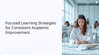 Focused Learning Strategies for Consistent Academic Improvement and ...