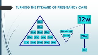 TURNING THE PYRAMID OF PREGNANCY CARE
 