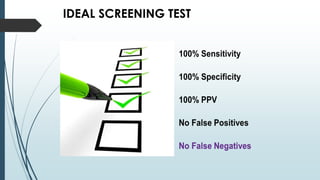 IDEAL SCREENING TEST
 