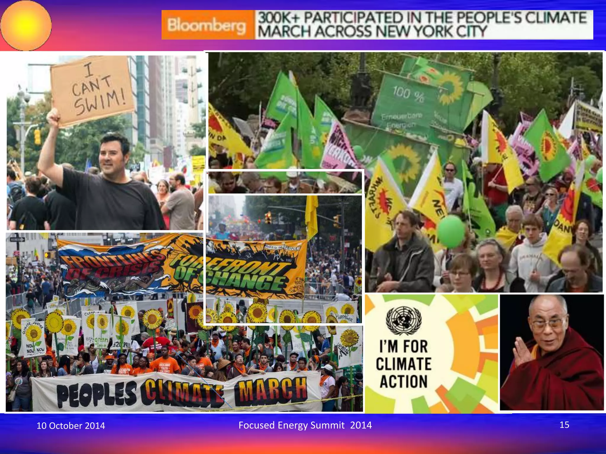 10 October 2014 Focused Energy Summit 2014 15 
 