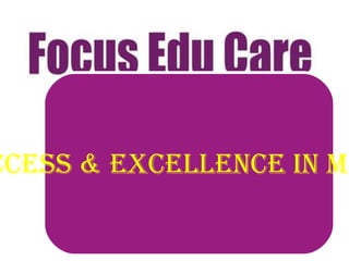 The Center of Success & Excellence in management studies 
