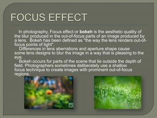 Focus effect | PPSX