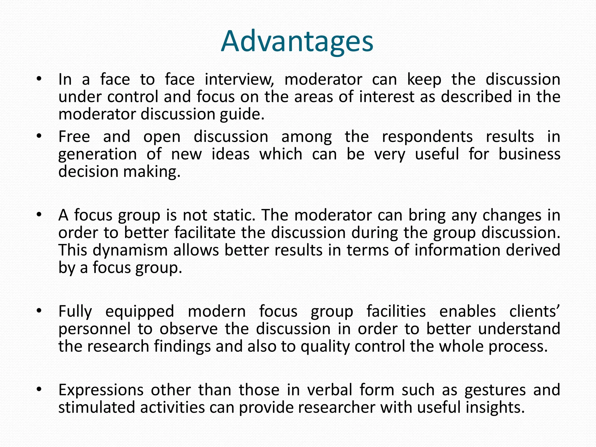 Its About The Focus Group Pptx