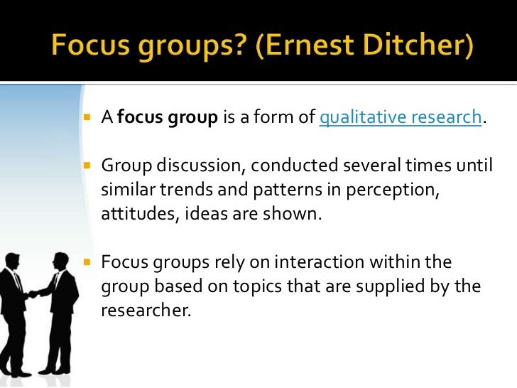 Focus group discussion