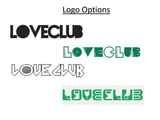 Logo Options

 