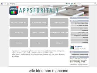                

    </le idee non mancano
 