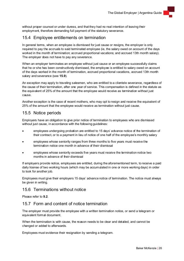 Argentina Employment Laws