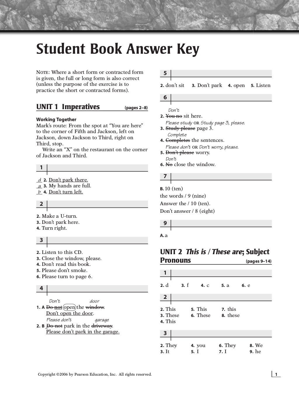 Focus on grammar_1_answer_key