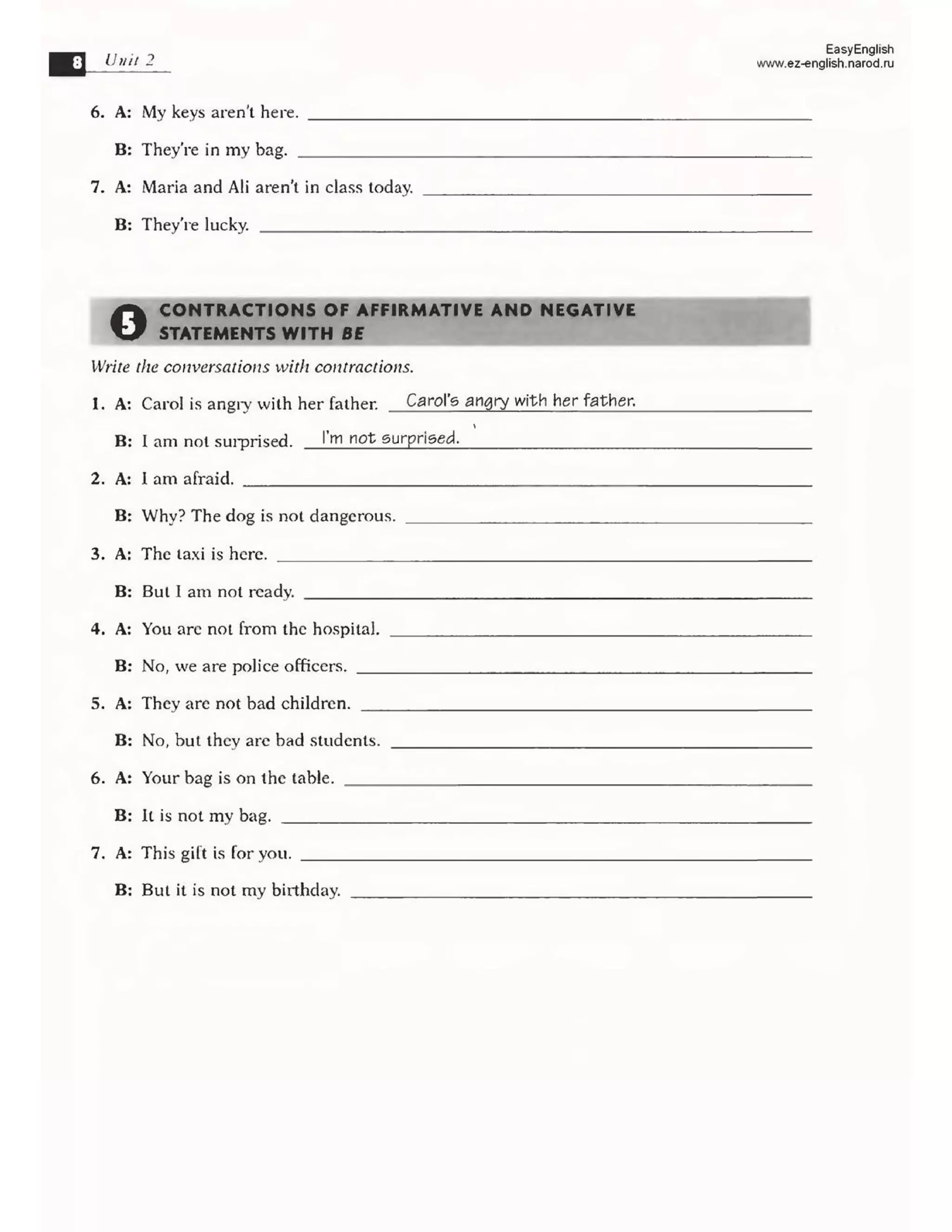 Focus on grammar 2 workbook 2nd edition homework 1