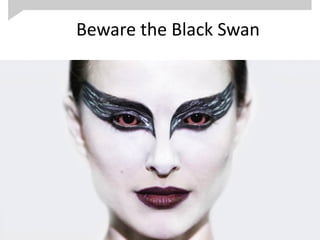 Beware the Black Swan
53
 