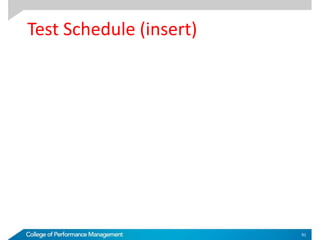 Test Schedule (insert)
91
 