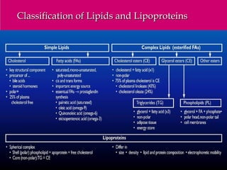 Triglyceride Classification Focus on triglycerides | PPT