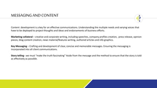 Focus pr credentials | PPTX