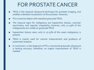 Focussed therapy and imaging in prostate cancer | PPTX