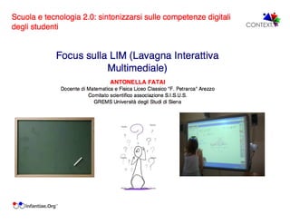 Focus sulla LIM (Lavagna Interattiva Multimediale)