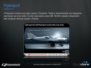 Pipersport
JANEIRO 2010

A Pipersport construiu sua ação usando o Facebook, Twitter e relacionamento com blogueiros
para l...