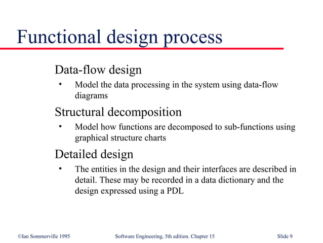 Function Oriented Design | PPT | Databases | Computer Software and ...