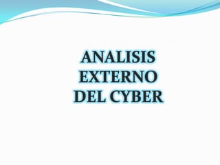 Lugar adecuado para la creación del Cyber.