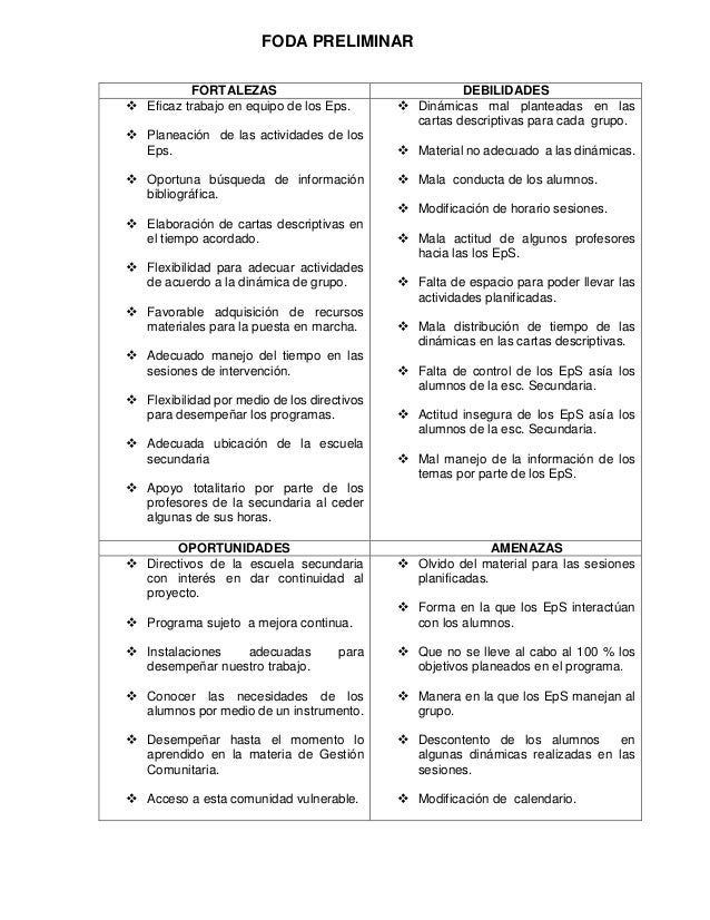 Foda preeliminar