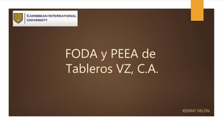 FODA y PEEA de
Tableros VZ, C.A.
XISNNY DELÓN
 