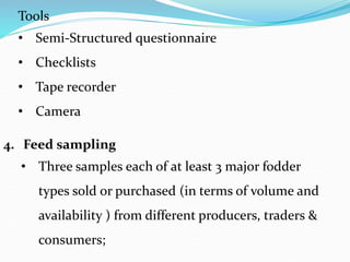 Fodder markets study in Tanzania