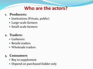 Fodder markets study in Tanzania