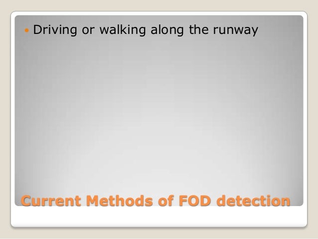 Fod detection