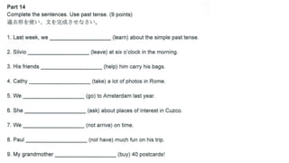 FOE1 Review Test Practice