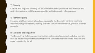 Freedom of Expression our Internet Rights and Principle by Shreedeep ...