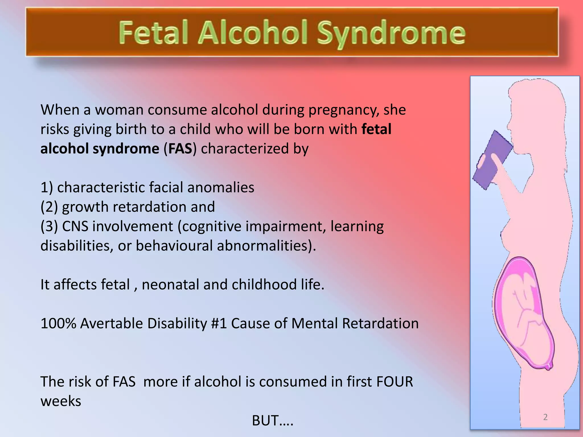 Foetal alcohol syndrome short talk PPT