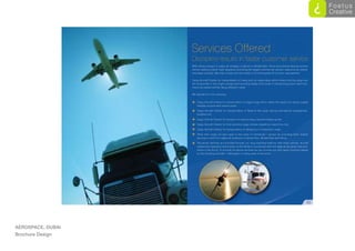 AEROSPACE, DUBAI
Brochure Design
 