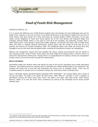 Fof Risk Management
