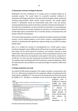 An introduction to Forward Osmosis & FO hybrids (RO) | PDF
