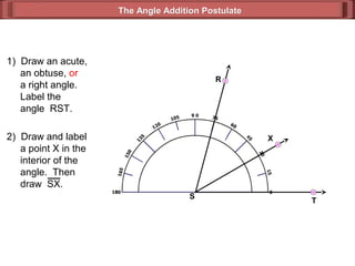 FoG 3.3 angle addition postulate | PPT