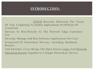 Fog computing paper presentation | PPTX