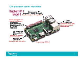 Our powerful server machines
11
 