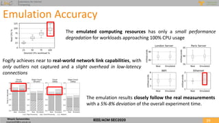 Fogify: A Fog Computing Emulation Framework | PDF