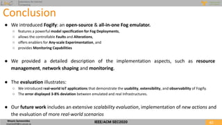 Fogify: A Fog Computing Emulation Framework | PDF