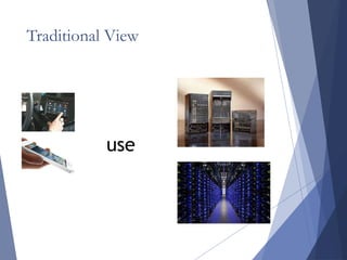 Traditional View
use
 