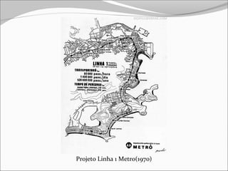 Projeto Linha 1 Metro(1970)
 