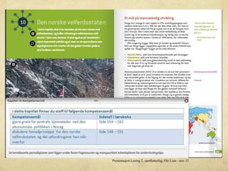 Presentasjon Lesing 2, samfunnsfag, Ole Lien - nov 15
 