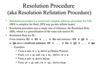 First-Order Logic (FOL) in AI is a powerful form of knowledge ...