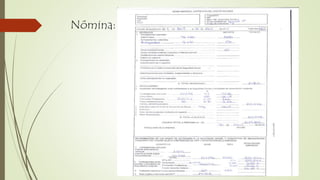Nómina:
 